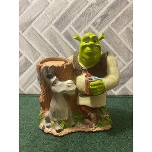 Shrek and Donkey Collectible Dixie Cup Holder Dispenser Kids Bathroom Decor 2004